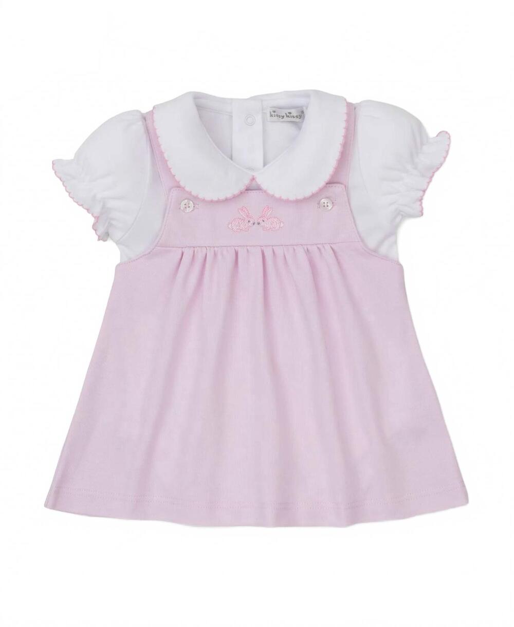 NEW KISSY KISSY girls springtime bunny fun jumper set in pink